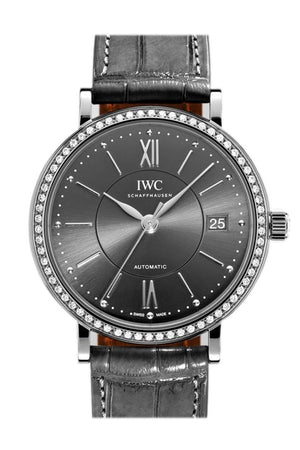 Iwc Portofino Automatic Mens 37Mm Watch Iw458104 Slate