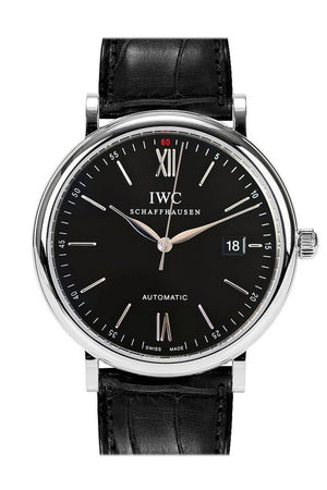 Iwc Portofino Black Automatic Iw356502 Watch