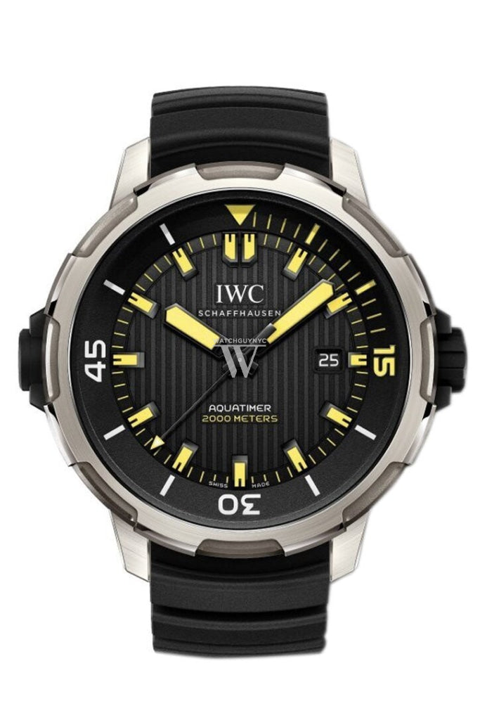 IWC Aquatimer Black Dial Automatic Men s Watch IW358001 WatchGuyNYC