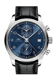 Iwc Portugieser Blue Chronograph Classic Iw390303 Grey / None Watch