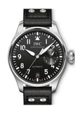 Iwc Big Pilot Automatic Black Dial Leather Mens Watch Iw501001