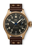 IWC Big Pilot's Heritage Black Dial Brown Leather Men's Watch IW501005
