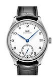 Iwc Portuguese Hand Wind White Dial Mens Watch Iw510212