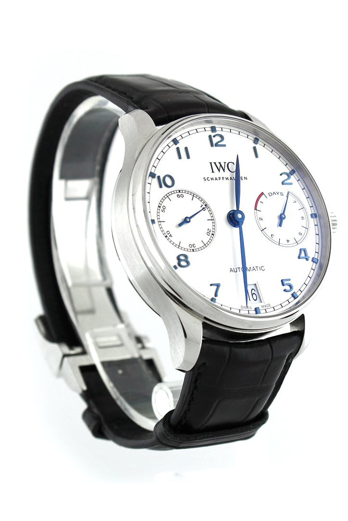 Iwc Portugieser Automatic Silver Dial Mens Watch Iw500705
