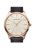 Jaeger Lecoultre Jlc Ultra Thin Rose Gold Mens Watch 1272510 Ivory