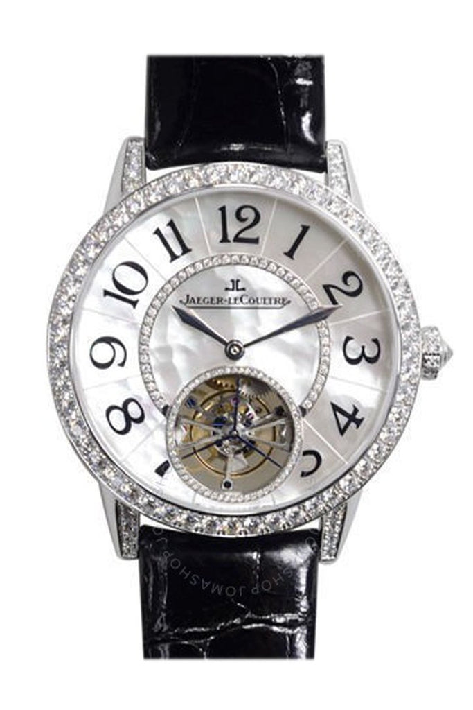 Jaeger Lecoultre Jlc Rende-Vous White Gold Tourbillon With Diamond Bezel Q3413403 Pearl Watch