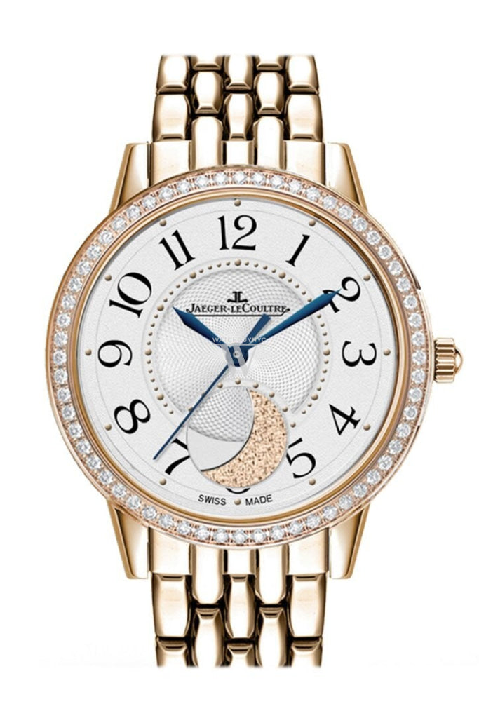 Jaeger Jlc Rendez-Vous Rose Gold Silver Dial 3572120 Watch