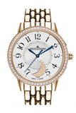 Jaeger Jlc Rendez-Vous Rose Gold Silver Dial 3572120 Watch