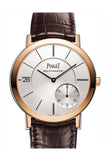 Piaget Altiplano Automatic Silver Dial Brown Leather Men's Watch GOA38131