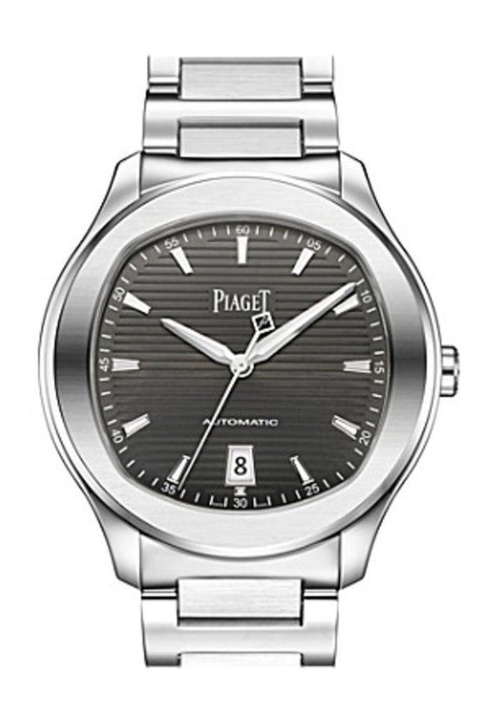 Piaget Polo S Automatic Grey Guilloche Dial Men's Watch GOA41003 ...