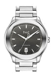 Piaget Polo S Automatic Grey Guilloche Dial Men's Watch GOA41003