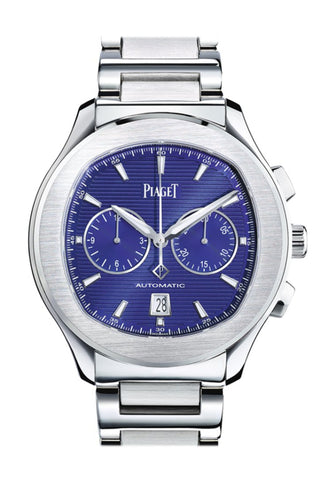 Piaget Polo S Automatic Chronograph Blue Dial Men s Watch GOA41006 WatchGuyNYC