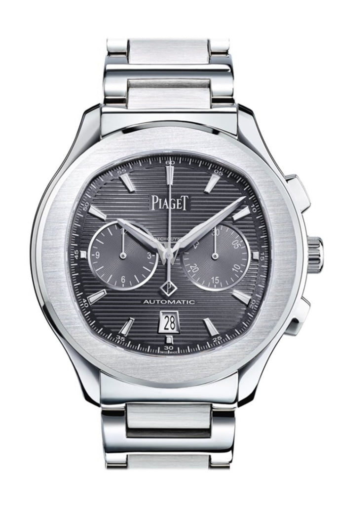 Piaget Polo S Chronograph Automatic Silver Dial Men s Watch GOA42005 WatchGuyNYC