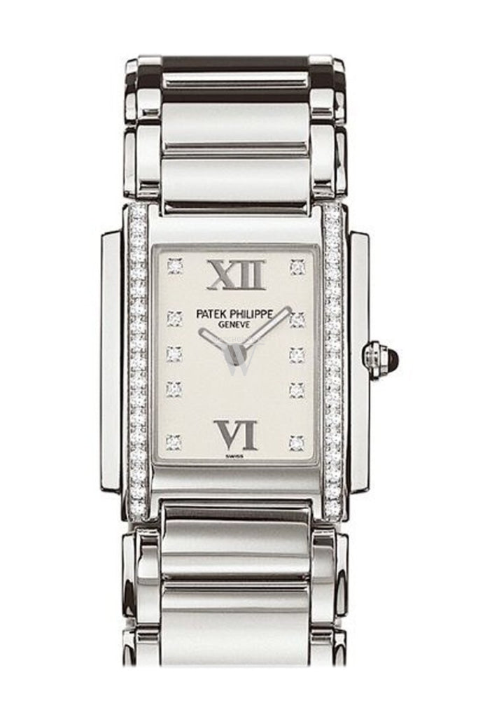 Patek Philippe Twenty Four White Dial 30mm Ladies Watch 4910 10A 011 WatchGuyNYC