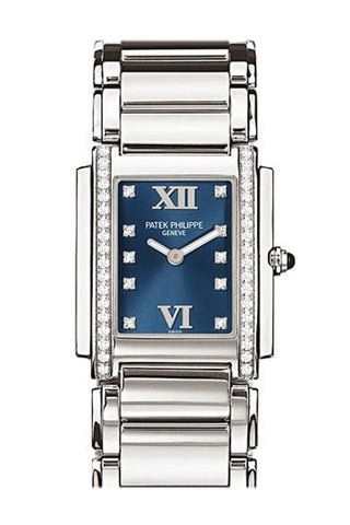 Patek Philippe Twenty Four Blue Dial 30Mm Ladies Watch 4910/10A-012