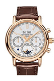 Patek Philippe Grand Complications Chronograph white Dial 38mm Men's Watch 5204R-001