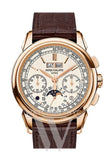 Patek Philippe Grand Complications Silver Dial 18K Rose Gold Mens Watch 5270R-001 Pre-Owned-Watches