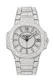 Patek Philippe Nautilus 34mm White Gold Ladies Watch 7021/1G-001
