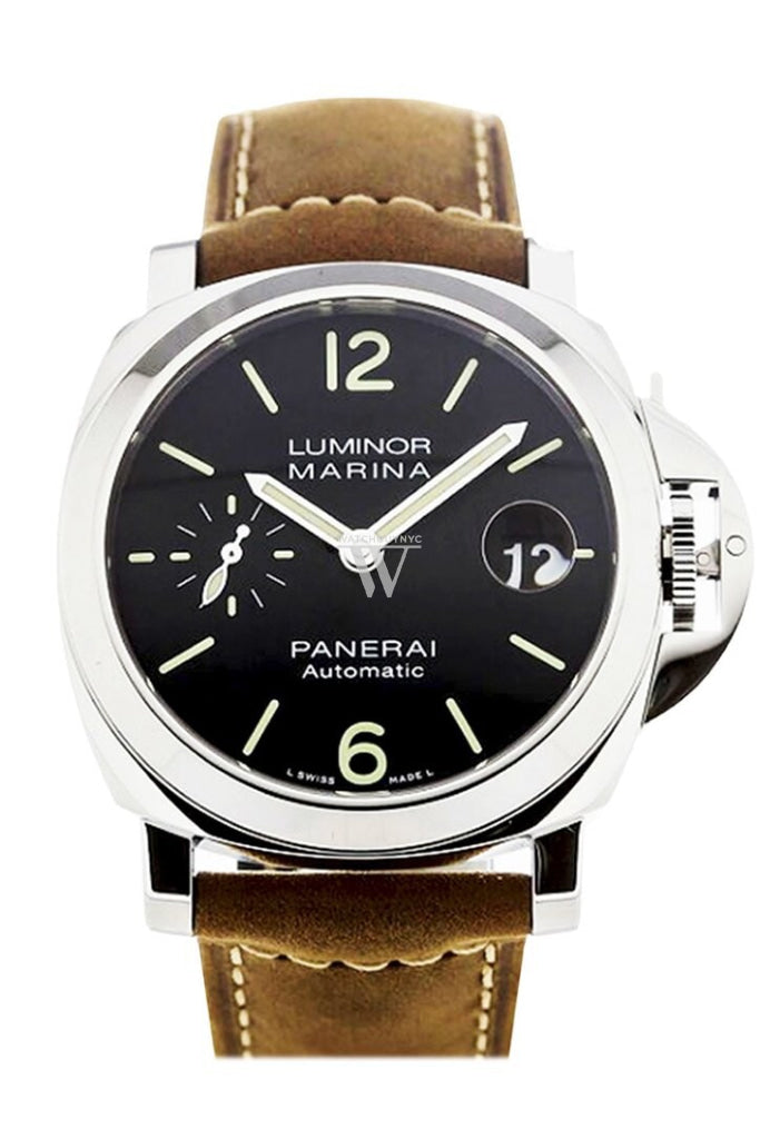 Panerai Luminor Marina Automatic Black Dial Mens Watch Pam01048
