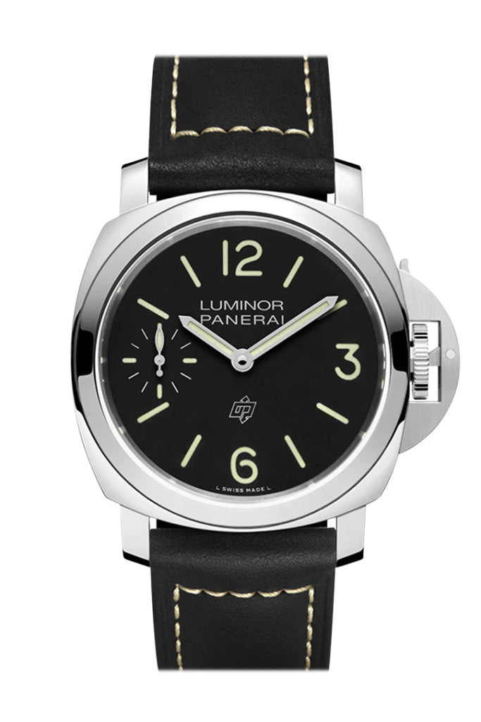 Panerai Luminor Logo Hand Wind Black Dial Men s Watch PAM01084
