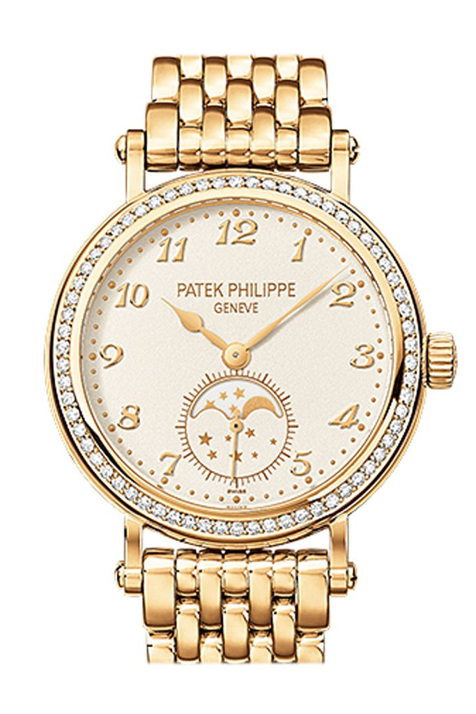 Patek Philippe Complications Silvery-White Dial Ladies Hand Wound Watch 7121/1J-001