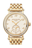 Patek Philippe Complications Silvery-White Dial Ladies Hand Wound Watch 7121/1J-001