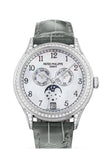 Patek Philippe Grand Complications Automatic Diamond White Dial Watch 4948G-010