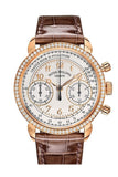 Patek Philippe Complications Silvery Opaline Dial Ladies Hand Wound Diamond Watch 7150/250R-001