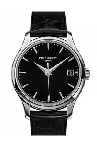 Patek Philippe Calatrava Black Dial Automatic Mens Watch 5227G-010