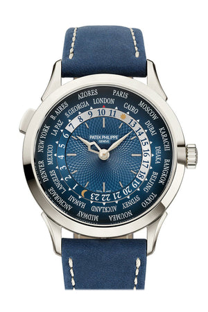 Patek Philippe Complications Worldtime Platinum Watch 5230P 5230P-001