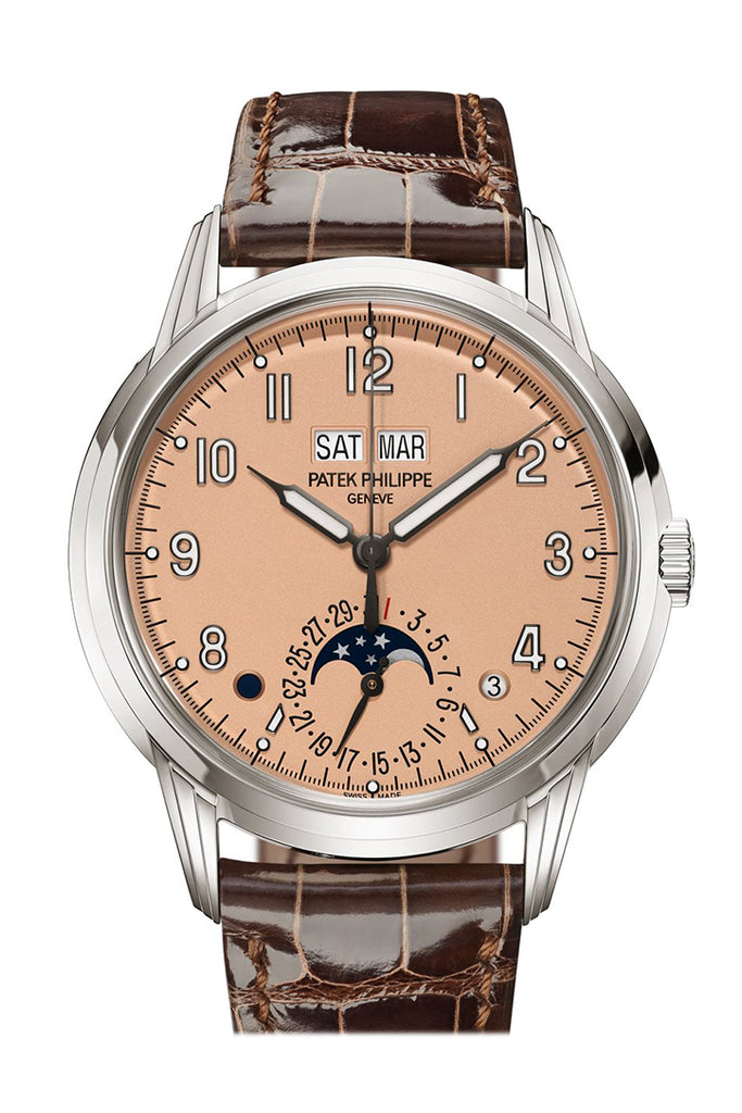Patek Philippe Grand Complications Perpetual Calendar Salmon Dial Watch 5320G-011 5320G
