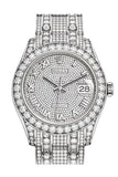 ROLEX Pearlmaster 39 Diamond Pave Dial Pearlmaster Bracelet White Gold Watch 86409RBR