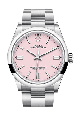 Rolex Oyster Perpetual 36 Pink Dial Oyster Bracelet Watch 126000