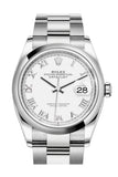 Rolex Datejust 36 White Dial Automatic Watch 126200