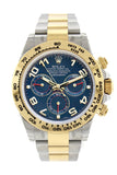 ROLEX Cosmograph Daytona Blue Dial Stainless Steel and Gold Men's Watch 116503
