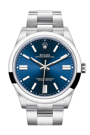 Oyster deals rolex blue