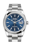 Rolex Datejust 36 Blue Dial Automatic Watch 126200