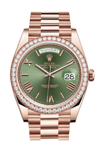 Rolex 40mm diamond bezel hotsell