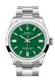 Rolex Oyster Perpetual 36 Green Dial Oyster Bracelet Watch 126000