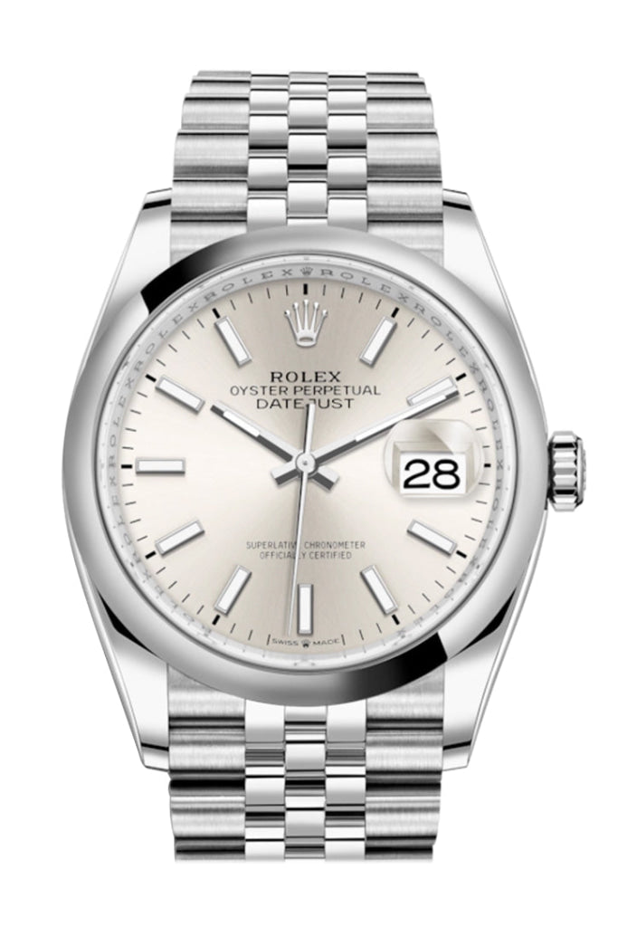 Rolex datejust 36 silver jubilee Clearance