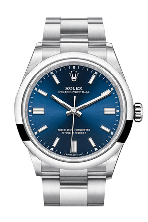 Rolex Oyster Perpetual 36 Blue Dial Oyster Bracelet Watch 126000