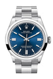 Rolex Oyster Perpetual 36 Blue Dial Oyster Bracelet Watch 126000