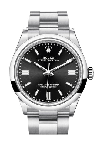 Rolex Oyster Perpetual 36 Black Dial Oyster Bracelet Watch 126000 WatchGuyNYC