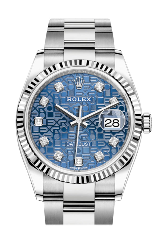 Rolex datejust 36 blue diamond Clearance