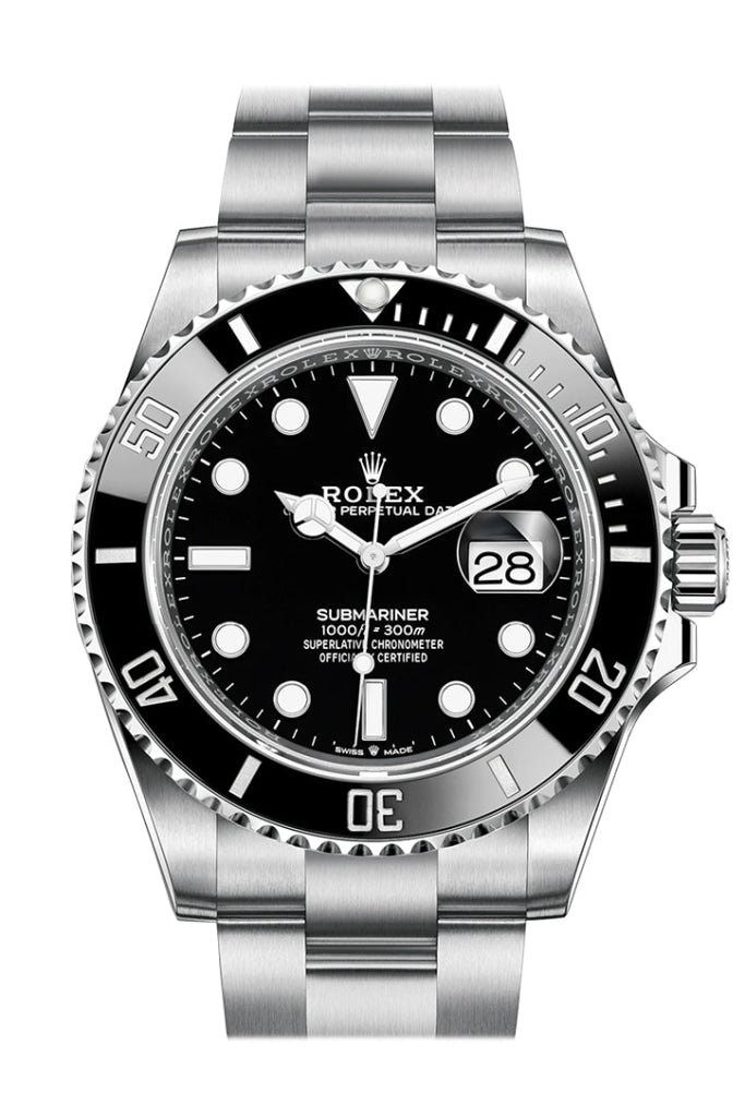 Rolex Submariner Automatic Chronometer Black Dial Men's Watch