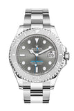 Rolex Yacht-Master 37 Rhodium Dial Automatic Men's Oyster Watch 268622
