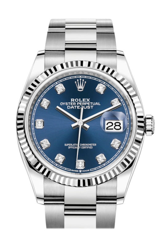 Rolex datejust sale 36 blue