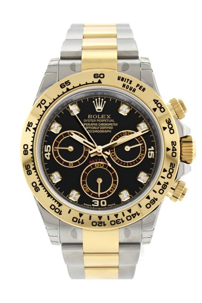 Rolex daytona two tone diamond cheap dial