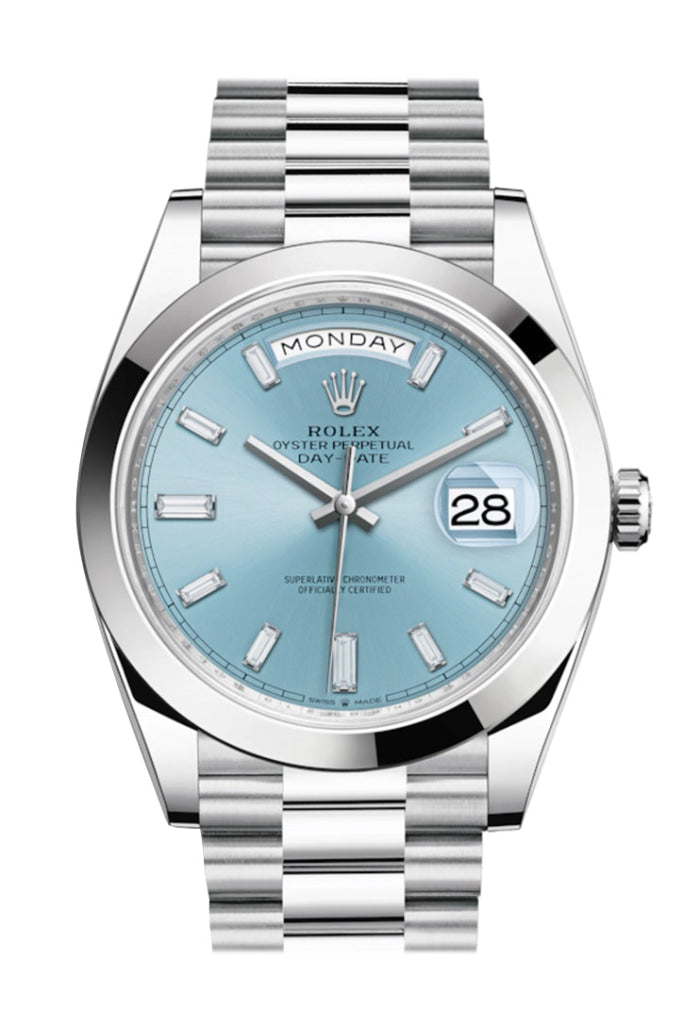 Rolex Day Date Ice Blue Watches - Luxury Watches USA