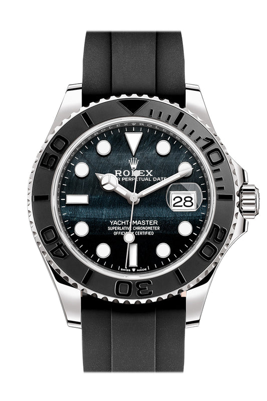 Rolex 268655 Yacht-Master 37 Black Dial Automatic 18kt Everose Gold Watch | WatchGuyNYC